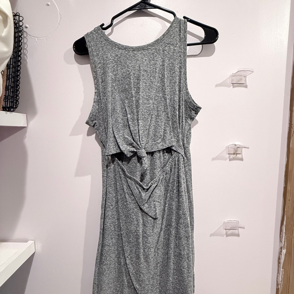 American Eagle Outfitters Gray Backless Dress